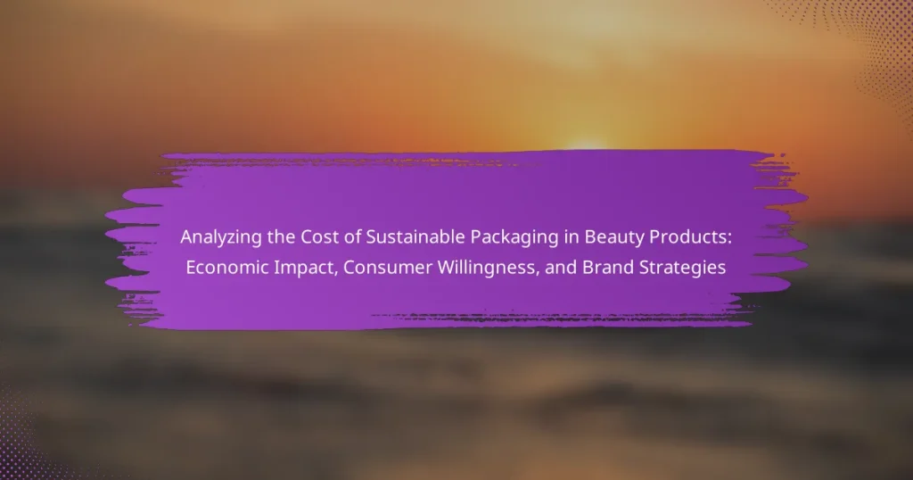 Analyzing the Cost of Sustainable Packaging in Beauty Products: Economic Impact, Consumer Willingness, and Brand Strategies