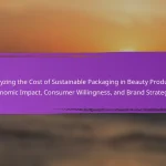 Analyzing the Cost of Sustainable Packaging in Beauty Products: Economic Impact, Consumer Willingness, and Brand Strategies