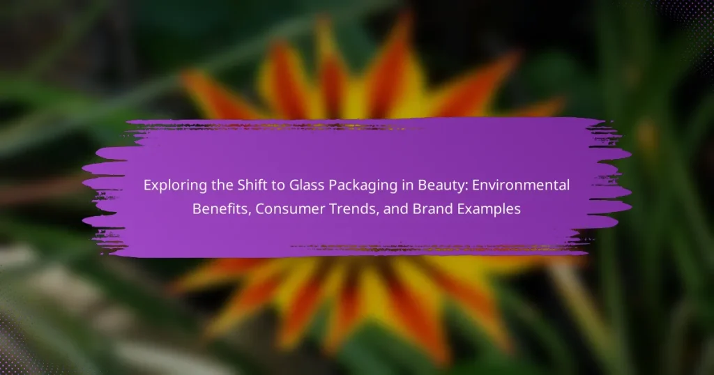 Exploring the Shift to Glass Packaging in Beauty: Environmental Benefits, Consumer Trends, and Brand Examples
