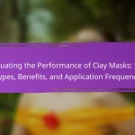 Evaluating the Performance of Clay Masks: Skin Types, Benefits, and Application Frequency