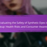 Evaluating the Safety of Synthetic Dyes in Makeup: Health Risks and Consumer Awareness