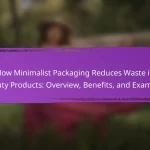 How Minimalist Packaging Reduces Waste in Beauty Products: Overview, Benefits, and Examples