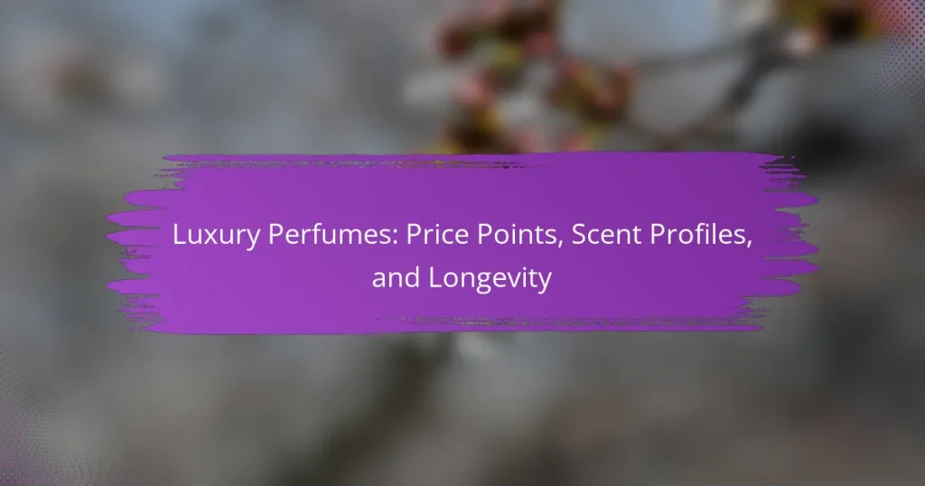 Luxury Perfumes: Price Points, Scent Profiles, and Longevity