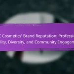 MAC Cosmetics’ Brand Reputation: Professional Quality, Diversity, and Community Engagement