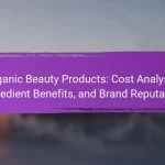 Organic Beauty Products: Cost Analysis, Ingredient Benefits, and Brand Reputation