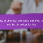 Safety of Chemical Exfoliants: Benefits, Risks, and Best Practices for Use