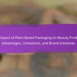 The Impact of Plant-Based Packaging on Beauty Products: Advantages, Limitations, and Brand Initiatives