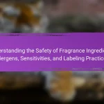 Understanding the Safety of Fragrance Ingredients: Allergens, Sensitivities, and Labeling Practices