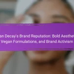 Urban Decay’s Brand Reputation: Bold Aesthetics, Vegan Formulations, and Brand Activism